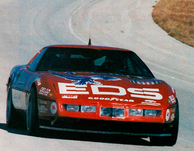 Early on the Morning of the 2nd, the ZR-1 exits Turn 4 at Ft.  Stockton. Image: Morrison Development.